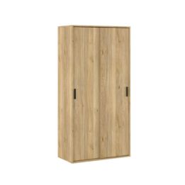 Meyvaser Armario ropero Para dormitorio con 2 puertas correderas Color Mauvella 200x100x50 Cm