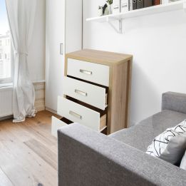 Sinfonier Dormitorio 4 Cajones Cambria Blanco 90cm - ¡Orden Perfecto!